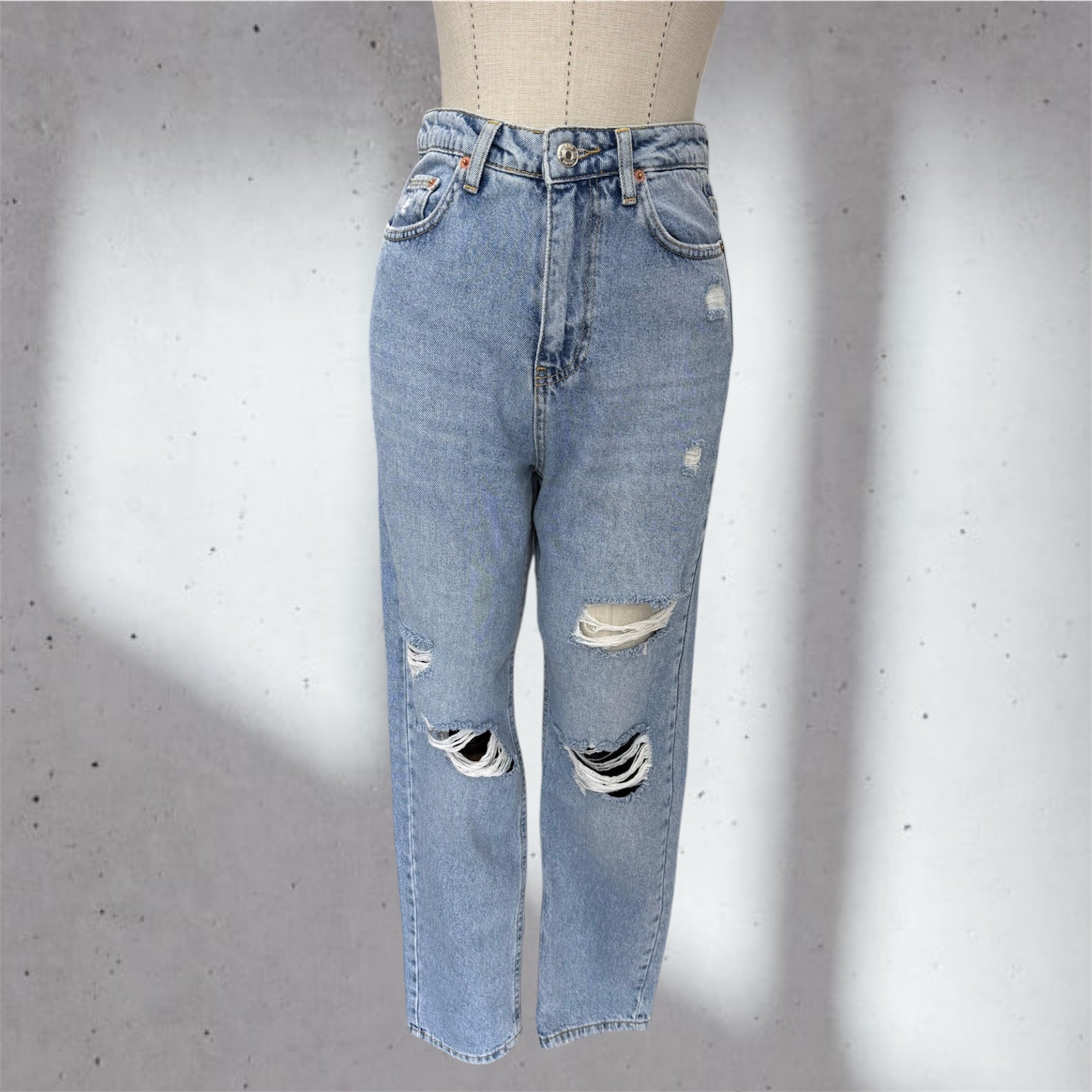 blue jeans straight leg