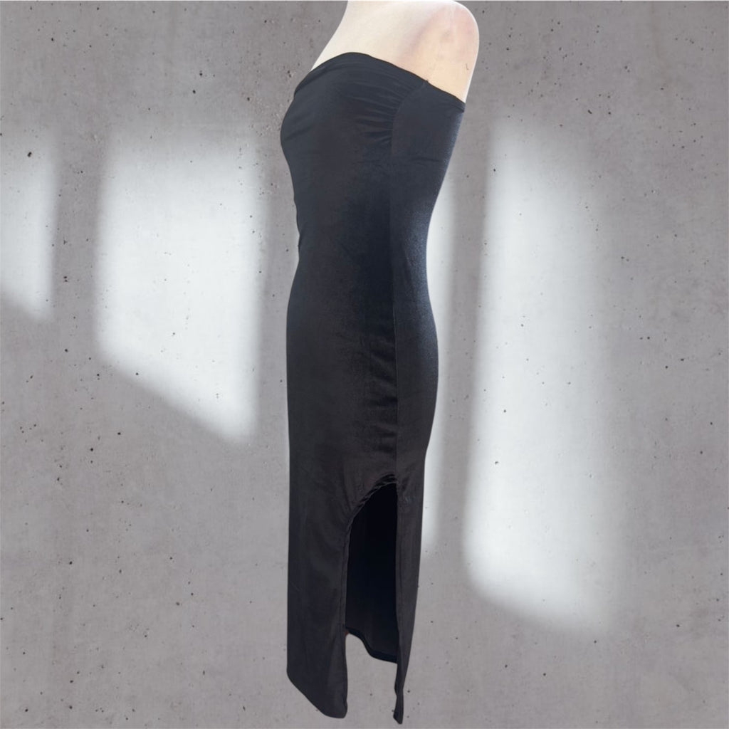 Long velvet dress