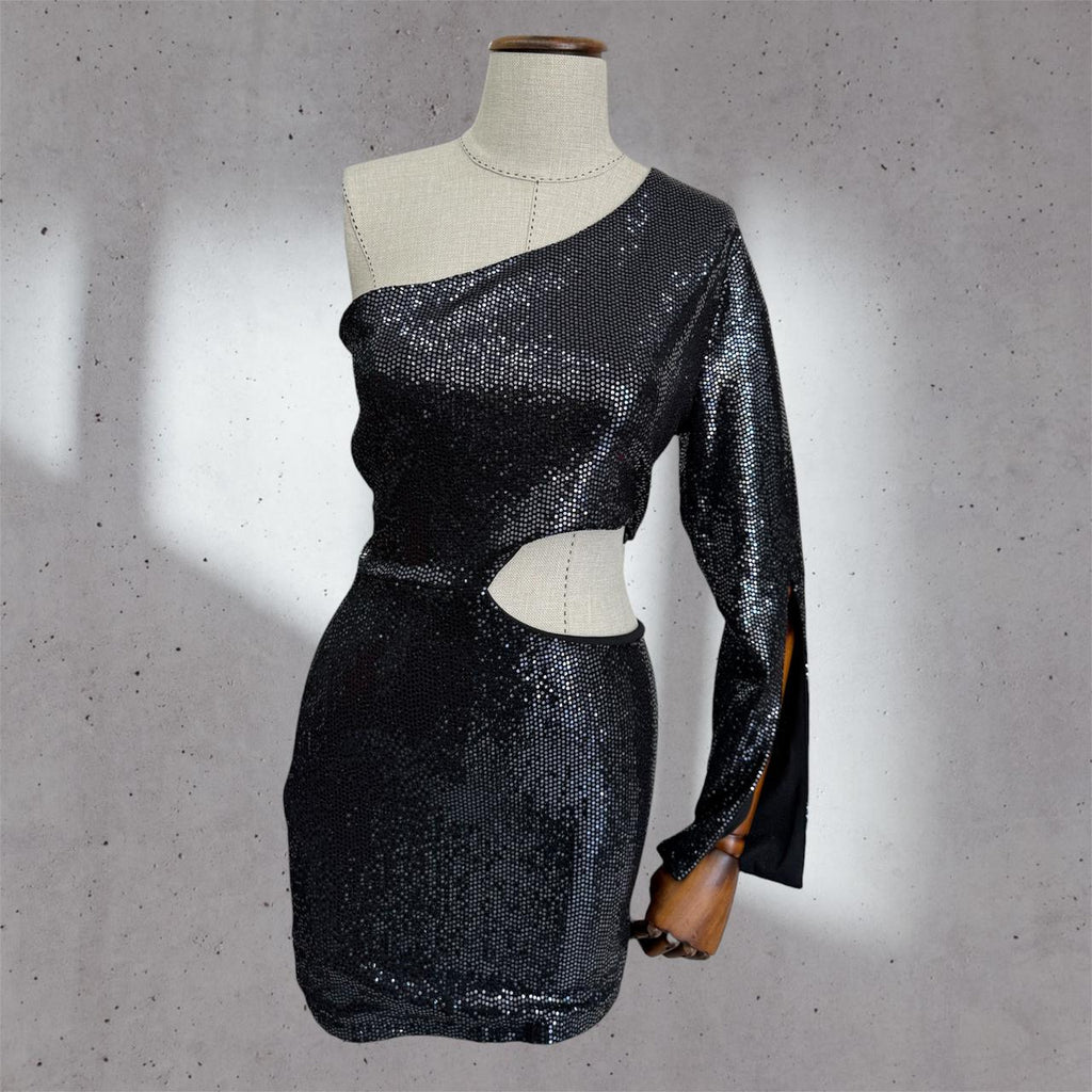 Mini paillette dress