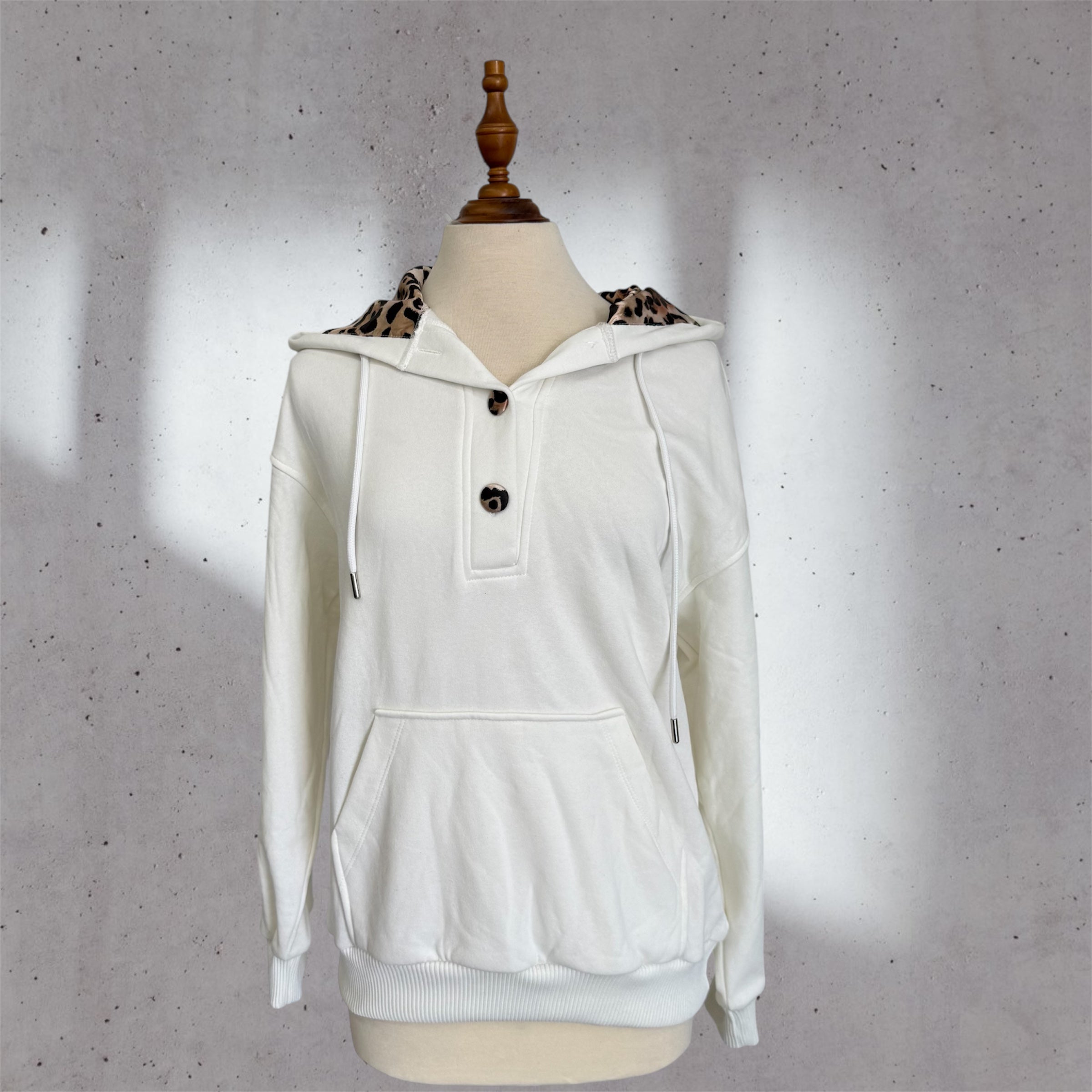 button hoodie
