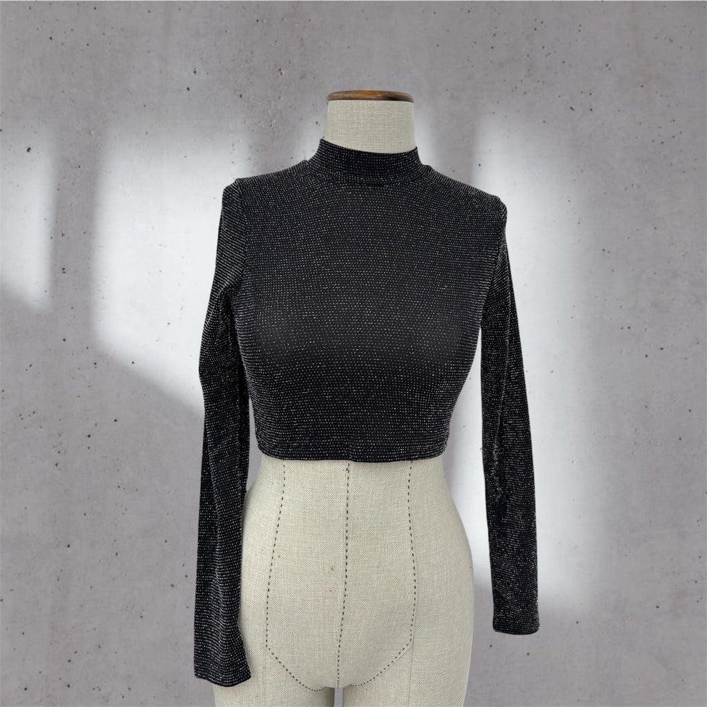 glitter crop top 2