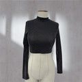 glitter crop top 2