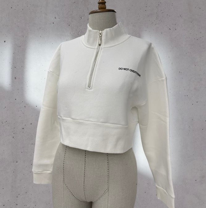 crop top fleece inside