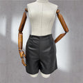 Leather short