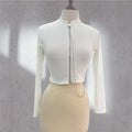 lycra top with zipper