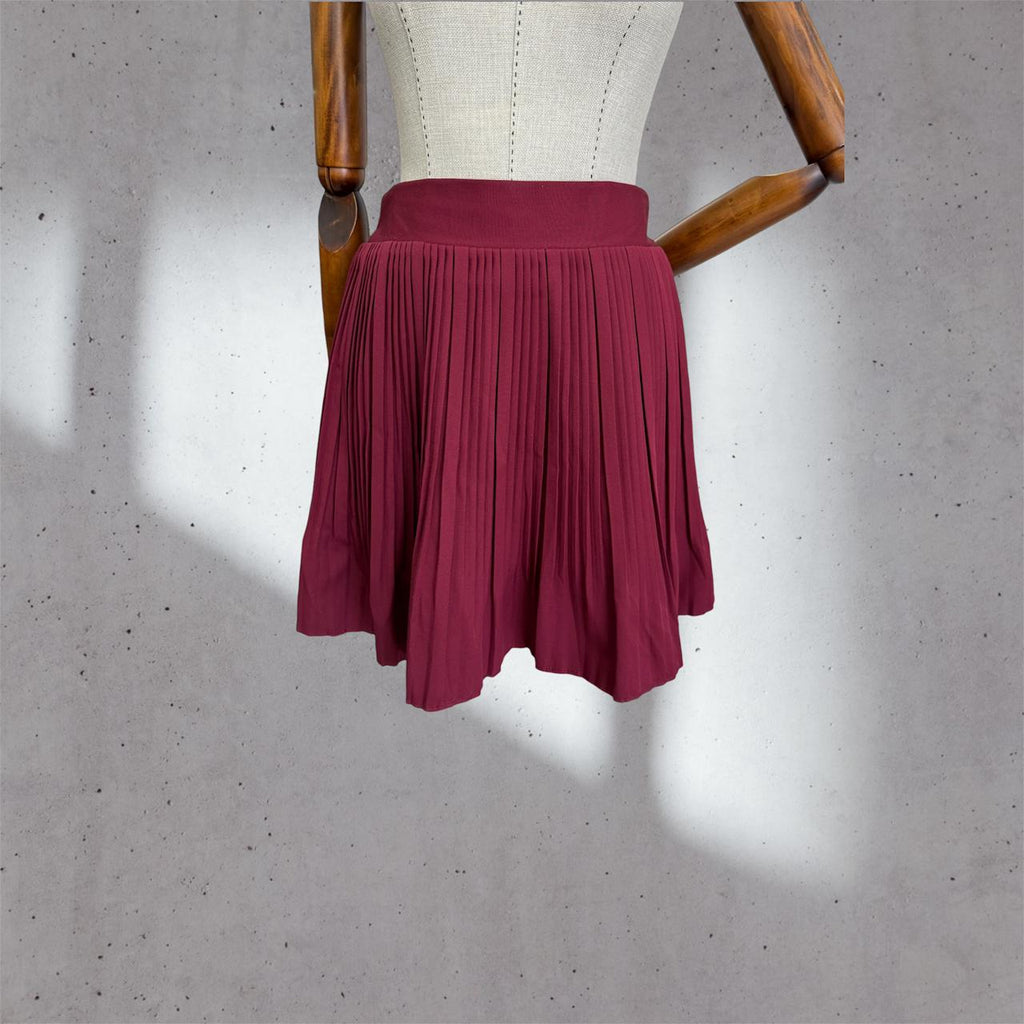 High waisted mini skirt