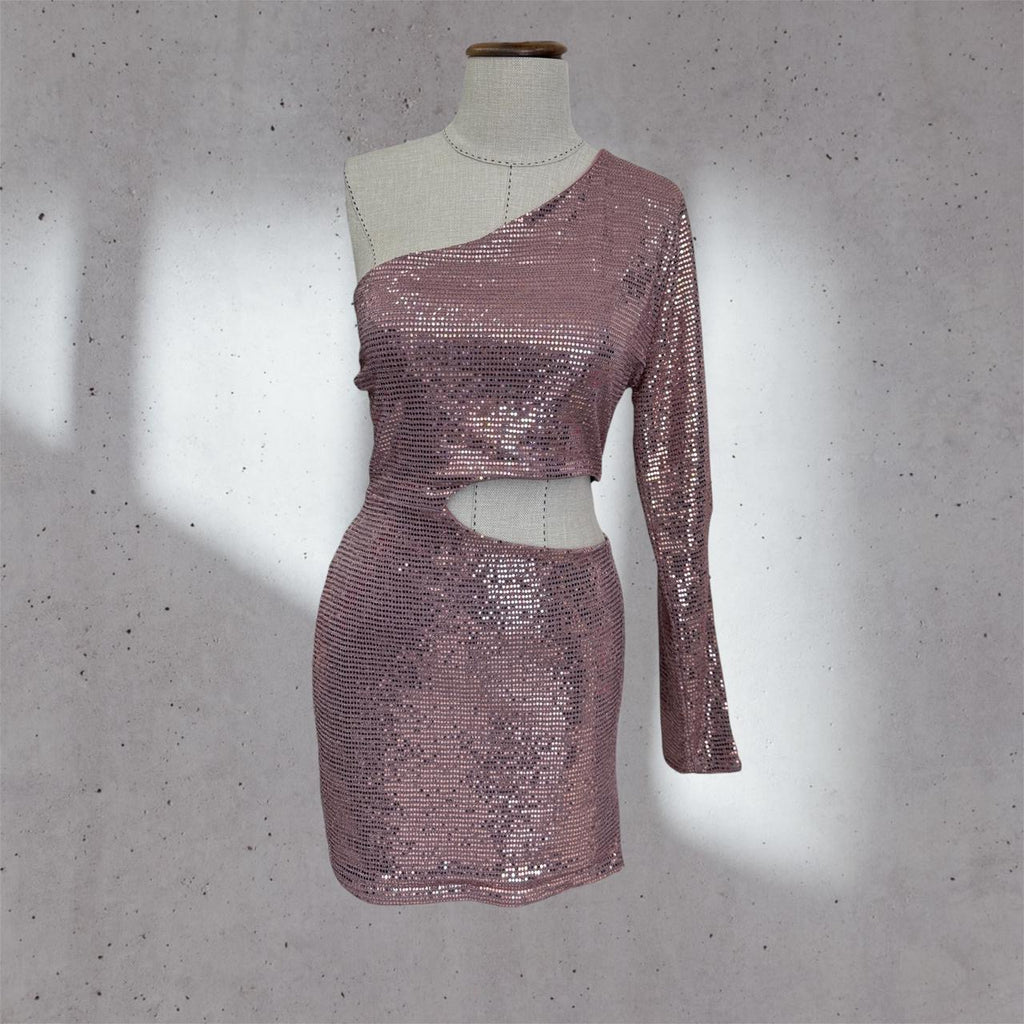 Mini paillette dress