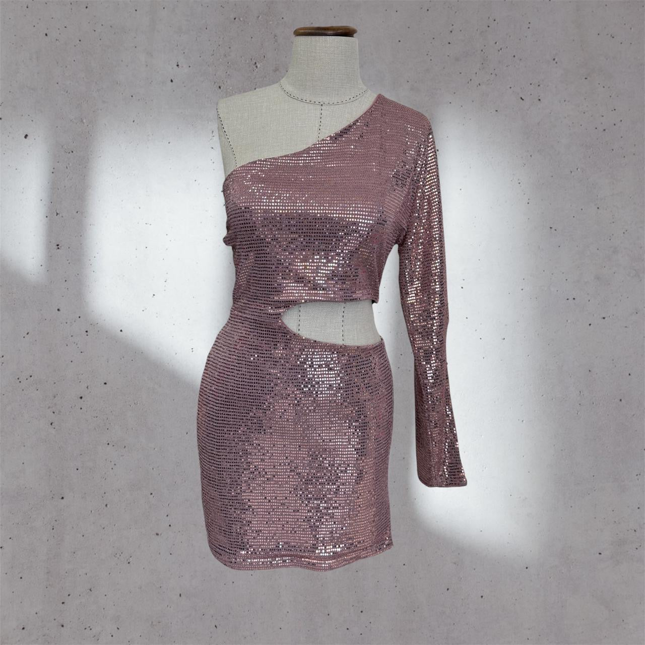 Mini paillette dress